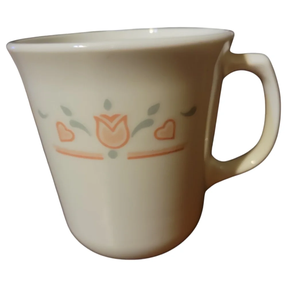 Vtg Corning Corelle Dutch Lattice Coffee Tea Hot Chocolate Cup Mug